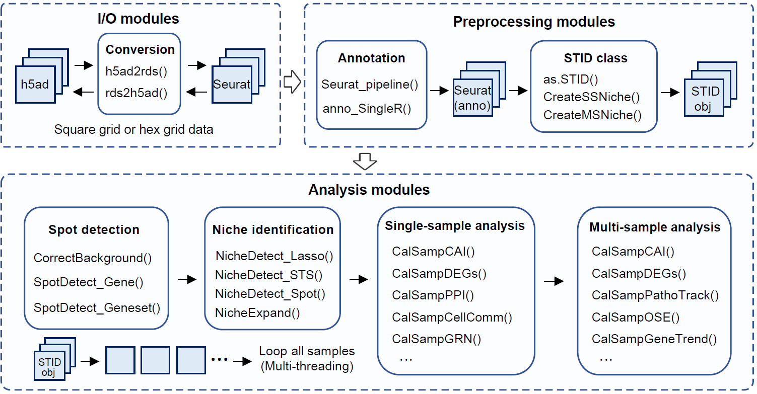 Overview of the STID workflow.